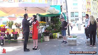 Masochistic slave public humiliation