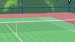 Ep15: Hentai Scenes with Kim, Bridget and Sania - Academy Love Saga: Tennis Angels Ex