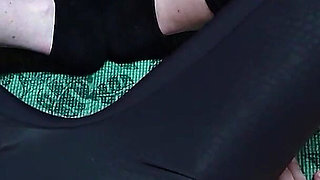 Skinny German Ebony and Ginger Girl Seduce Her Yoga Coach to FFM 3some Fuck