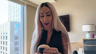 My Gorgeous Sexy Slim Step-sis With Huge Melons Shows Me the Better Way To Cum Than Using a Sex-toy