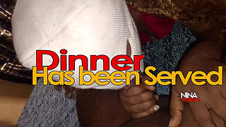 Ebony girl Having Fun twerking  in the bathroom and had some dick