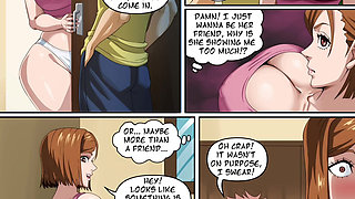 History First Date - Yuji slams his cock in Nobara's huge white ass