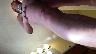 peeking at my blonde niece in the bathroom