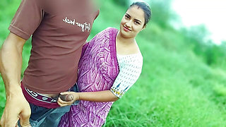 Desi Village bhabhi enjoy early morning sex with her Devar in jungle, outdoor Jungle Sex