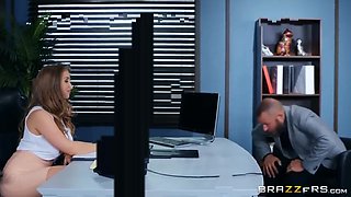 Lena Paul In Under-the-counter Surprise Cooter! W