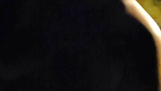 Naked walk in the dark