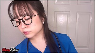 Asian Nurse Medical Exam & Cures Penis -asmr Face Sitting With Kimmy Kalani