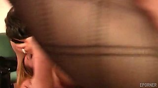 Two Horny Lesbians Fuck Brunette