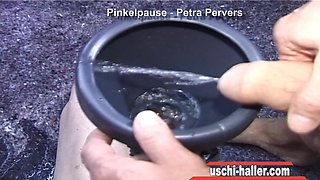 Piss & Cum Gangbang Party with Submissive MILF Petra Pervers