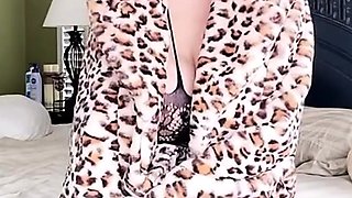 Hot blonde with big boobs solo