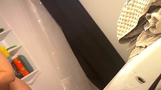 Chubby Tits Dry Off