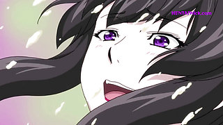 The Bathroom Squirting Slut, Hairy Cheating Wife on the Limit - HQ Hentai - ENG Sub