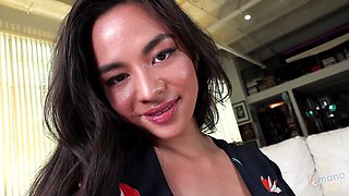 Mano Job - cock sucking action