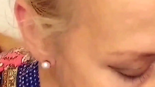 Amateur Blonde Mature Wife Enjoys Oral Sex