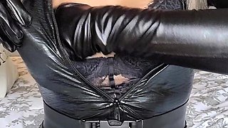 Dirty Blonde Mommy Big Boobs Smokes Masturbate