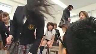 Hottest Japanese whore in Fabulous Group Sex, Hairy JAV video
