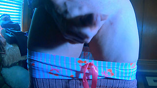 Daphne in Cute Pjs and Undies Close up Cumshot at Your Face