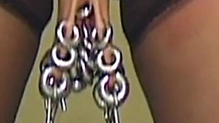 Redhead MILF Submits to Weighted Nipple Clamps