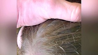 Blonde amateur milf does anal on pov camera 29