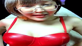 Amateur asian teen licks ass and sucks cock