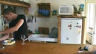 Hairy Mature Maid Gets a Double Penetrations