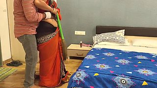 Desi Maid Nadiya Gets Double Fucked by Two Horny Boys - Big Tits, Blowjob & Hardcore 3Some