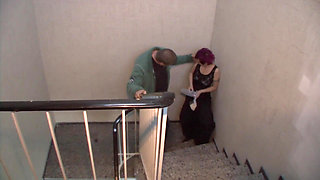 Horny Mature Beauty Fingers Her Wet Pussy with Older Lover