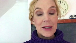 Blonde amateur enjoys ass fuck and ATM