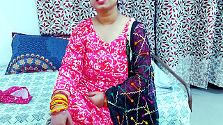 Hot XXX Stepmom Fucked Hard Until Orgasm with Hindi Audio with Dirty Talk Stepson Seducing at Home