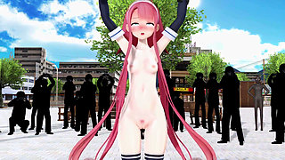 Public Fuck by Dildo