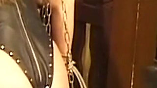 Mature Brunette MILF Chained and Explored by Masked Man