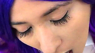 Punk College Girl Sucks Her Teachers Cock