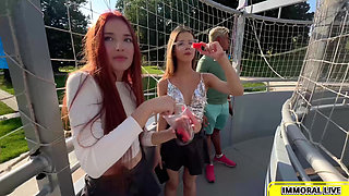 POV Foursome After Boat Ride with Mia Mi & Megan Murkowski