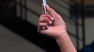 My Hot Stepmom Asked Me to Give Her Oil Message - 3D Animated Hentai - Measuring my cum