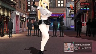 R18 MMD Hentai - Phony Teacher Fucks Student with Big Tits in 3D Anal Cum Swallow