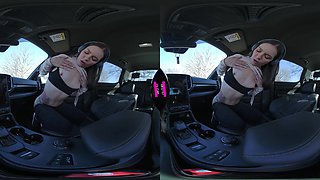 Yessica Pussy Masturbation In The Car