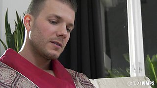 Desirable Kiara Cole and Codey Steele at tattoos trailer