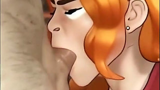 Blonde orange girl romance