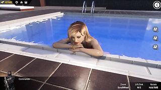 War and Roses - Part 5 - Babe at the Pool by Loveskysan69