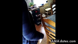 Neighbor's View - Amateur Girl Blowjob and Facial