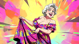 Big Boob Grans Dancing Animation