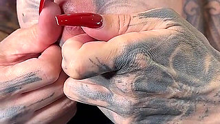 MILF Changes Her Nipple Piercing - Intimate, Confident & Captivating!