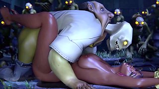 Animated sex, fortnite, anal invasion