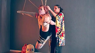 Blonde Shibari Bondage