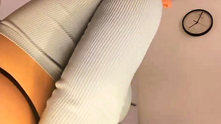 Anal Fucking in Doggy Close-up. Licking My Big Tits