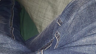Step son pulled down jeans and let step mom handjob his dick