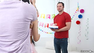 Mina Tran Celebrates Her Birthday With Cum Blasts To The Face