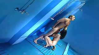 Erotic Palette. Anal Tension in Blue.