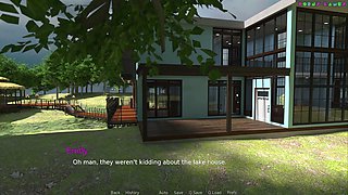 Just Maried by K4soft - Meeting a Horny Couple by the Lake 4