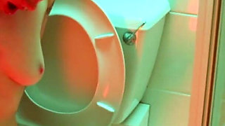 Lesbian Toilet Licking, Pee & Head Flushing Humilation